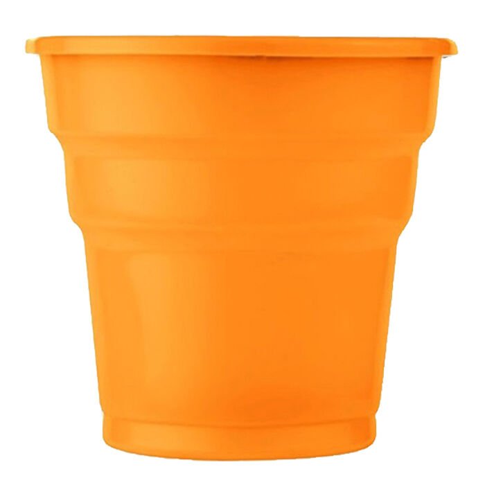 Turuncu Plastik Bardak 8 Adet