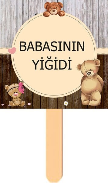 Ayıcık Temalı Konuşma Balonu 3