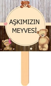 Ayıcık Temalı Konuşma Balonu 4