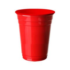 Kırmızı Büyük Plastik Bardak 8 Adet