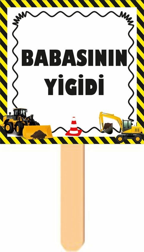 İnşaat Temalı Konuşma Balonu 2