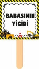 İnşaat Temalı Konuşma Balonu 2