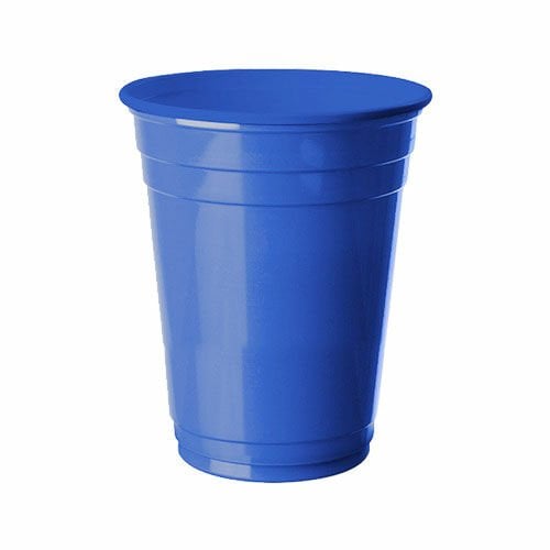 Lacivert Büyük Plastik Bardak 8 Adet