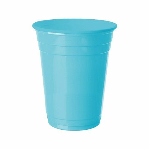 Mavi Büyük Plastik Bardak 8 Adet