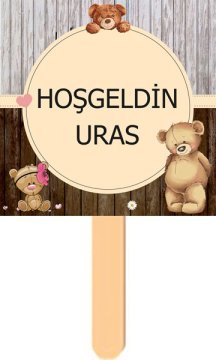 Ayıcık Temalı Konuşma Balonu 8