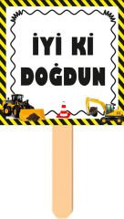 İnşaat Temalı Konuşma Balonu 6