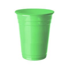 Yeşil Büyük Plastik Bardak 8 Adet