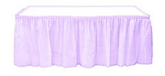 Lila Plastik Masa Eteği