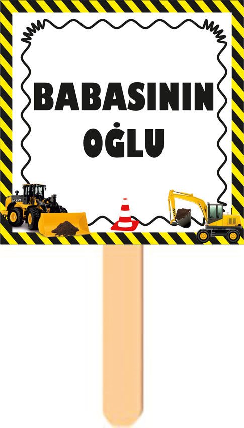 İnşaat Temalı Konuşma Balonu 8