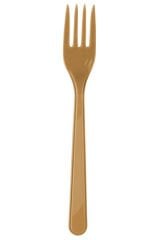 Altın Plastik Çatal 10'lu