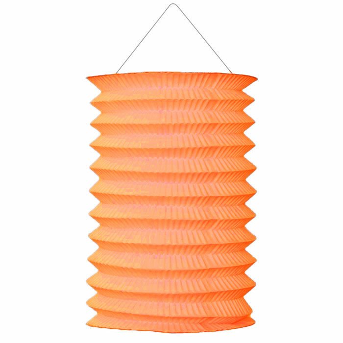 Turuncu Akordiyon Fener Süs