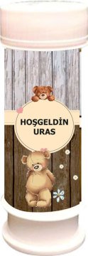Ayıcık Temalı Kişiye Özel Köpük 6 Adet