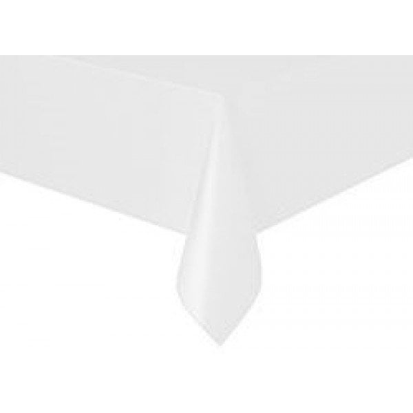 Beyaz Plastik Masa Örtüsü
