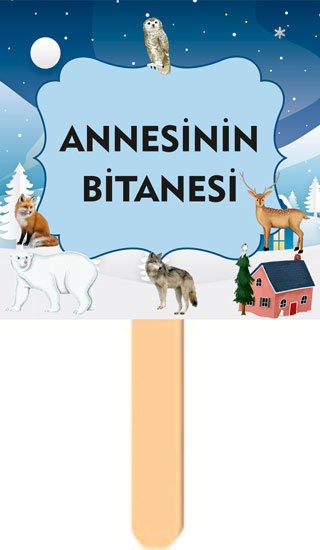 Kış Temalı Konuşma Balonu 3