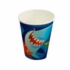Köpek Balığı Temalı Bardak 8 Adet