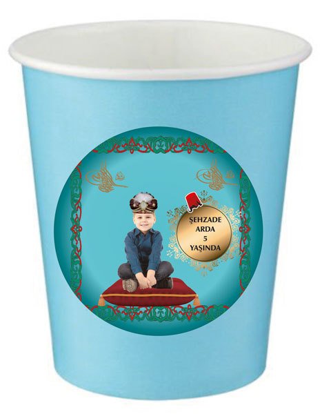 Şehzade Temalı Kişiye Özel Bardak 6 Adet