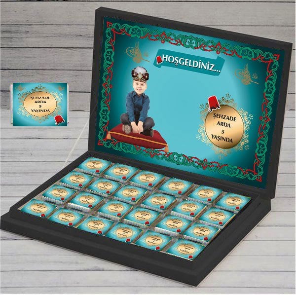 Şehzade Temalı Kişiye Özel Çikolata