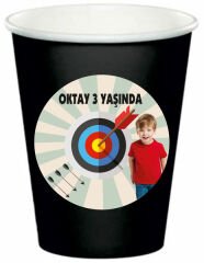 Okçu Temalı Kişiye Özel Bardak 6 Adet