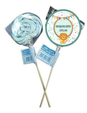 Sevimli Aslan Kişiye Özel Şeker 6 Adet