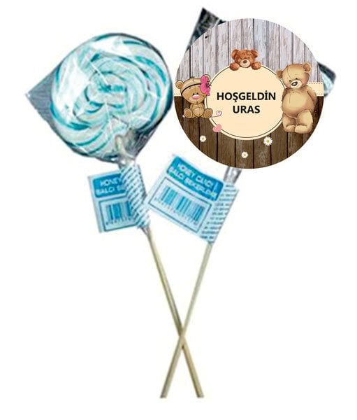 Ayıcık Temalı Kişiye Özel Şeker 6 Adet