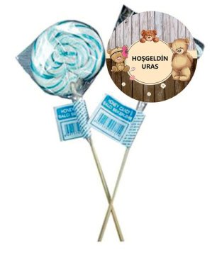 Ayıcık Temalı Kişiye Özel Şeker 6 Adet
