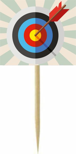 Okçu Temalı Küçük Kürdan 2  12 Adet