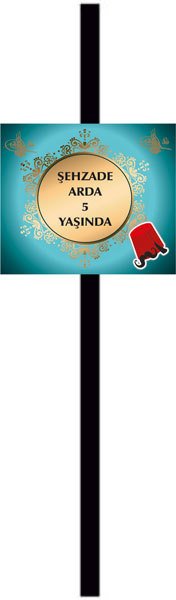 Şehzade Temalı Kişiye Özel Pipet 6 Adet