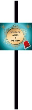 Şehzade Temalı Kişiye Özel Pipet 6 Adet