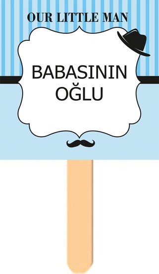 Küçük Adam Temalı Konuşma Balonu 6