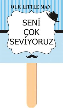 Küçük Adam Temalı Konuşma Balonu 10