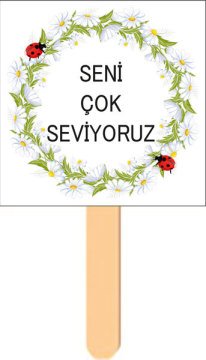 Papatya Temalı Konuşma Balonu 5