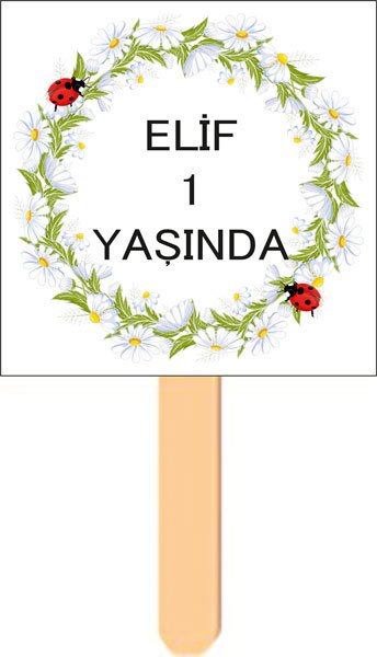 Papatya Temalı Konuşma Balonu 6