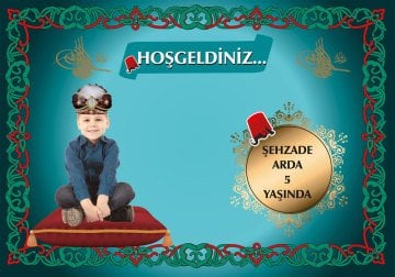Şehzade Temalı Kişiye Özel Afiş