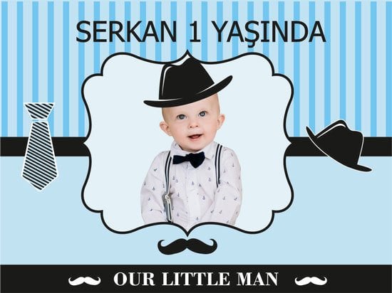 Küçük Adam Temalı Kişiye Özel Magnet 10 Adet