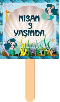 Deniz Kızı Temalı Konuşma Balonu 1