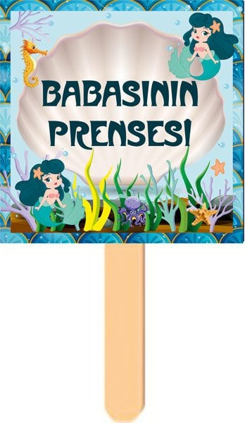 Deniz Kızı Temalı Konuşma Balonu 6