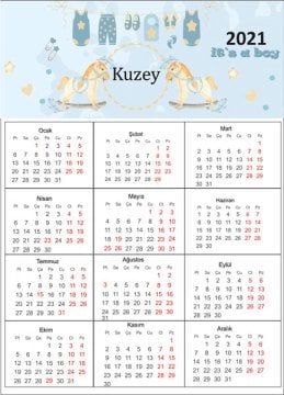 İt is Boy Temalı Kişiye Özel Takvim Magnet 4 Adet