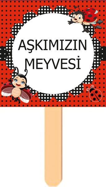 Uğur Böceği Temalı Konuşma Balonu 3