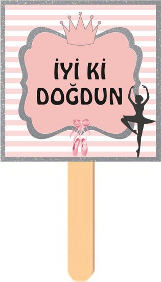 Balerin Temalı Konuşma Balonu 9