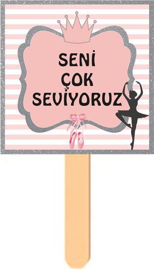 Balerin Temalı Konuşma Balonu 11