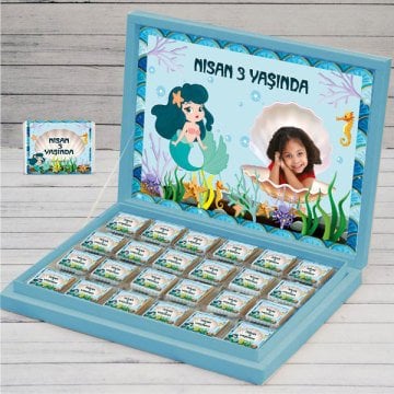 Deniz Kızı Temalı Kişiye Özel Çikolata