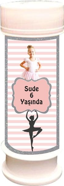 Balerin Temalı Kişiye Özel Köpük 6 Adet