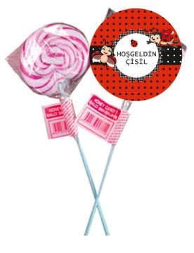 Uğur Böceği Temalı Kişiye Özel Şeker 6 Adet