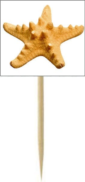 Deniz Kızı Temalı Kişiye Özel Küçük Kürdan4  12 Adet