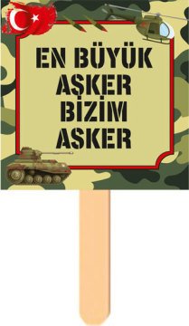 Asker Temalı Konuşma Balonu 2