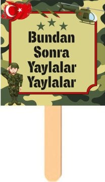 Asker Temalı Konuşma Balonu 3