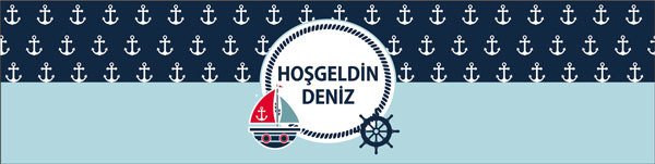 Denizci Temalı Kişiye Özel Peçete Sargısı 6 Adet