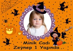 Minik Cadı Kişiye Özel Amerikan Servisi 6 Adet