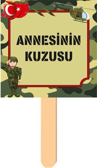 Asker Temalı Konuşma Balonu 17