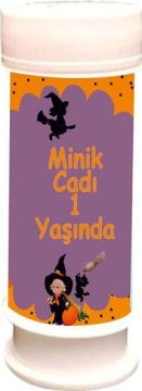 Minik Cadı Kişiye Özel Köpük 6 Adet